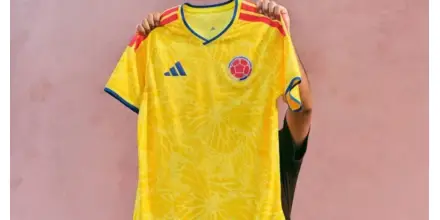 Colombia lleva mariposas al Mundial: así es la camiseta amarilla de 2026