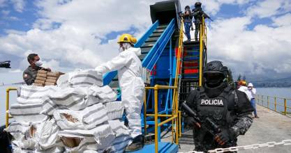 Ecuador decomisó 214 toneladas de droga en 2025, 80 menos que en 2024