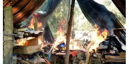 Operativo estatal desmantela minería ilegal en el Parque Nacional Podocarpus