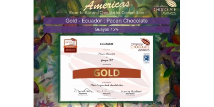 International Chocolate Awards entrega varios premios a Pacari