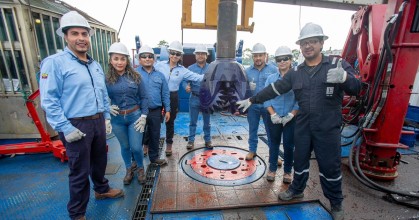 Marcela Reinoso, recorrió el campo Sacha, la ‘joya de la corona’