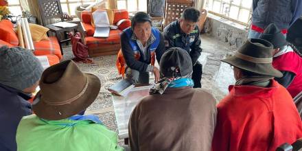 Familias de Archidona fueron capacitadas ante proceso eruptivo del Cotopaxi