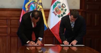 Perú propuso inversiones millonarias para la frontera con Ecuador