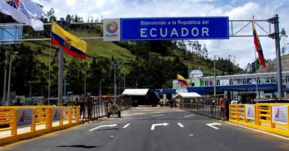 Ecuador mantendrá abierto solo un paso fronterizo con Colombia y Perú por seguridad