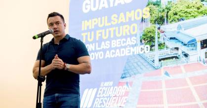 Noboa anunció plan para la reactivación económica