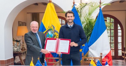 Ecuador y Francia ratifican cooperación en turismo de aventura y patrimonial