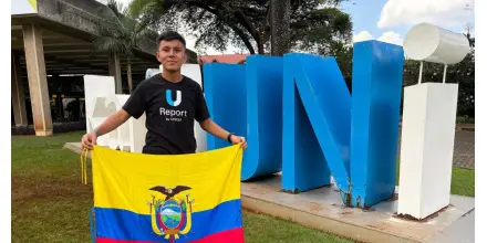 Adolescente de Sucumbíos representó a Ecuador en encuentro mundial de salud infantil en Kenia
