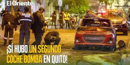 La Policía confirma que un segundo coche bomba explotó en la capital ecuatoriana