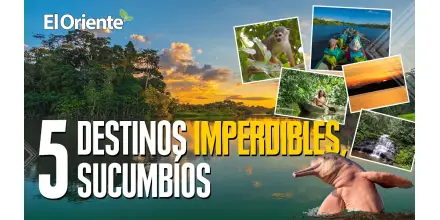 5 destinos IMPERDIBLES en Sucumbíos