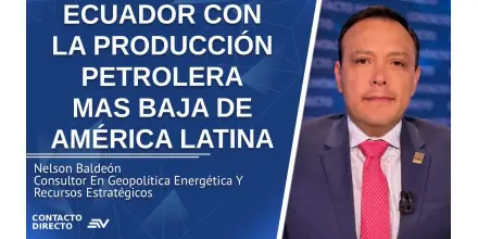 Baldeón: Producción petrolera de Ecuador en caída estructural frente al auge regional