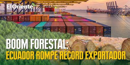 Exportaciones forestales de Ecuador alcanzan cifra récord en 2025. Noti Oriente [20de febrero de 2026]