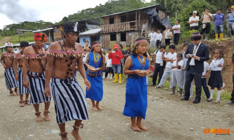 Representantes de la comunidad de Uwents fueron beneficiados. Foto: Crónica