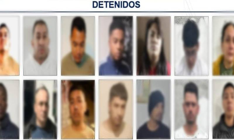 La modalidad que seguía la organización era realizar falsos operativos policiales / Foto: cortesía Policía Nacional