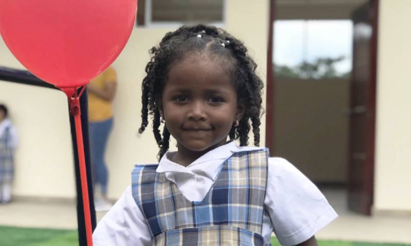 Con una inversión de $ 110.824, desde ahora los tres planteles cuentan con la construcción de dos bloques de aulas y juegos infantiles / Foto: cortesía ministerio de Educación