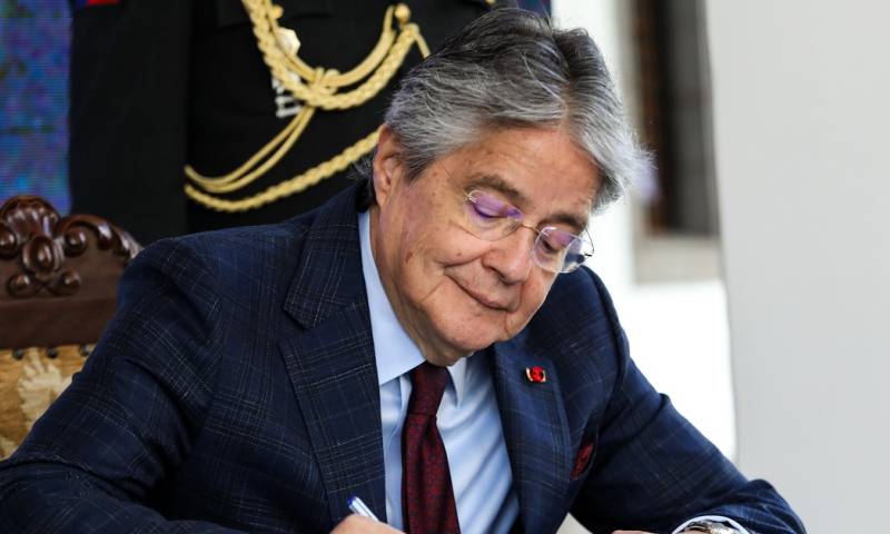 El presidente ecuatoriano, Guillermo Lasso, suscribió ambos decretos a menos de tres meses para que concluya su mandato / Foto: cortesía Presidencia