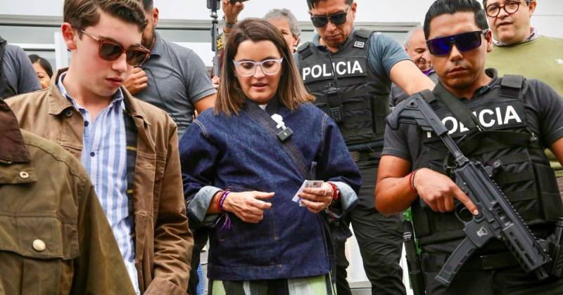La vicepresidenta, María José Pinto, hizo un llamado a mantener abiertos los corredores humanitarios / Foto: EFE 