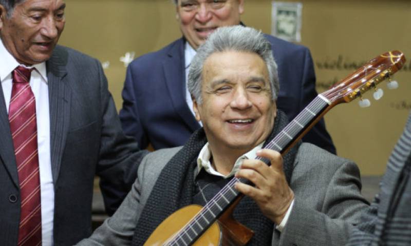 Quito, (Pichincha) 03 de diciembre de 2018.- El presidente de la República Lenin Moreno, Inauguró el Museo y Escuela del Pasillo. Foto: La República