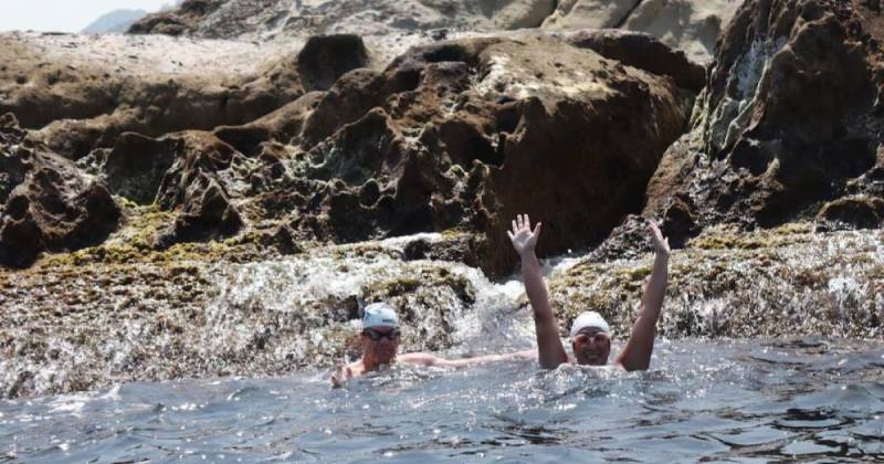 Recorrió hasta 15,1 kilómetros con una temperatura media del agua de 19 grados centígrados / Foto: cortesía