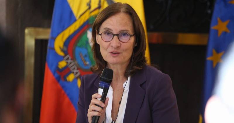 Gerretsen presentó en Ecuador el Programa de Seguridad, Esperanza y Resiliencia para la Paz en Ecuador (Serpaz) / Foto: cortesía UE en Ecuador