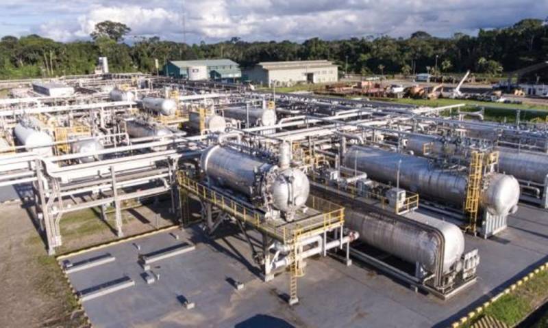 La empresa pública acusó a miembros de la comunidad de Dícaro, ubicada en el Bloque 16, de protagonizar un sabotaje contra la plataforma AMO A / Foto: cortesía Petrocuador