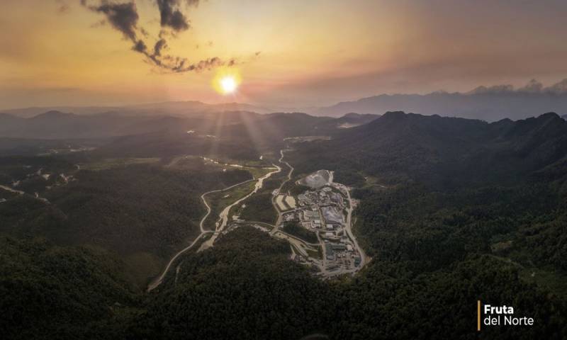 Actualmente, equipos perforan distintas zonas para analizar tamaño, continuidad y calidad mineral / Foto: cortesía Fruta del Norte 