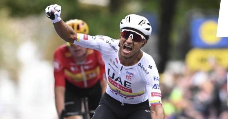 Jhonatan Narváez es bicampeón de Ecuador en Ruta (2024-2025) / Foto: cortesía ESPN Ecuador