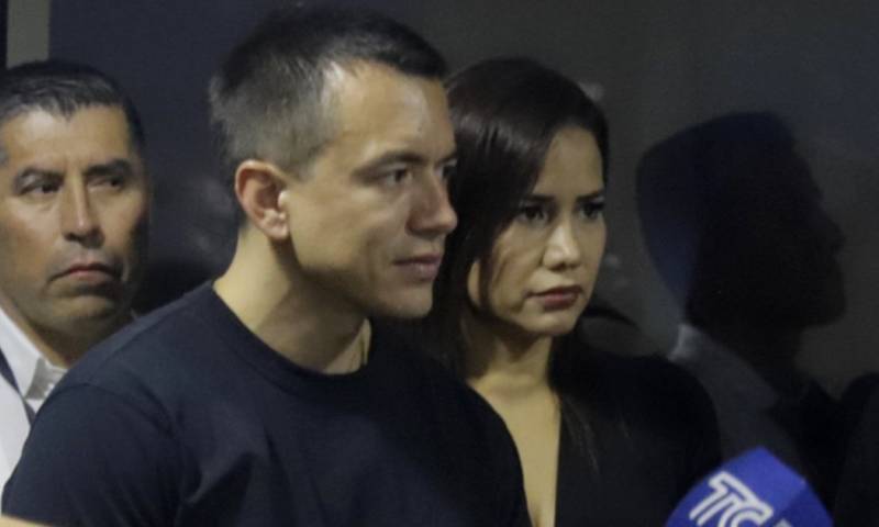 La iniciativa legislativa suscrita por el presidente Noboa, debe ser debatida por el Legislativo en un plazo de máximo de treinta días / Foto: EFE