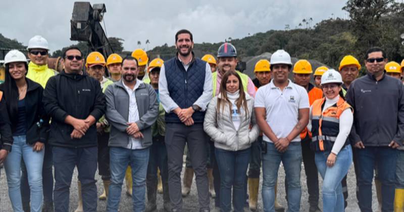 Roberto Luque recorrió el tramo E45 “Y” de Baeza-Narupa-Huataraco-Coca / Foto: cortesía MTOP