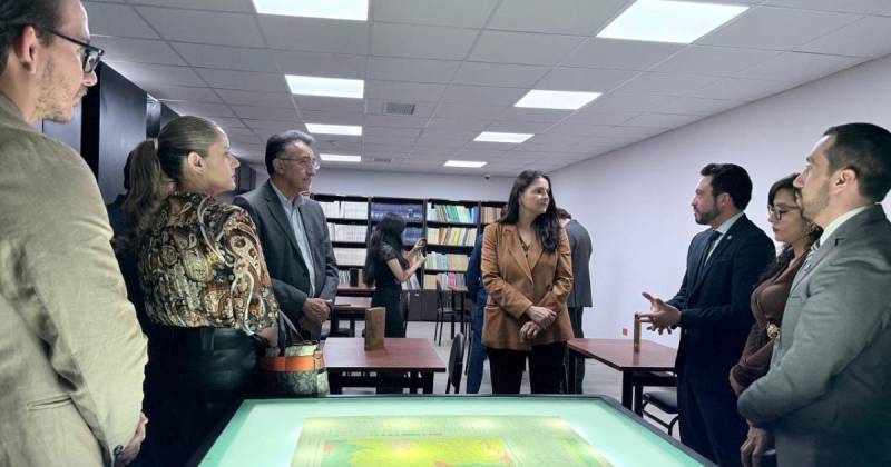 El repositorio se proyecta como la memoria geológica del Ecuador / Foto: cortesía IIGE