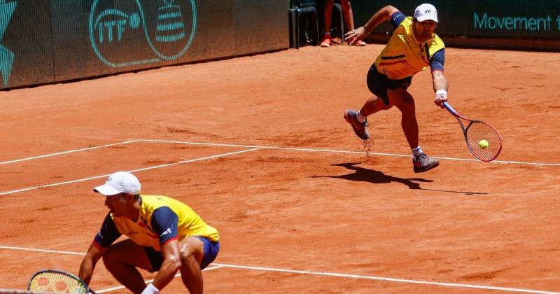 Andrés Andrade, ganó este domingo el quinto y definitivo punto a Bosnia y Herzegovina / Foto: EFE 