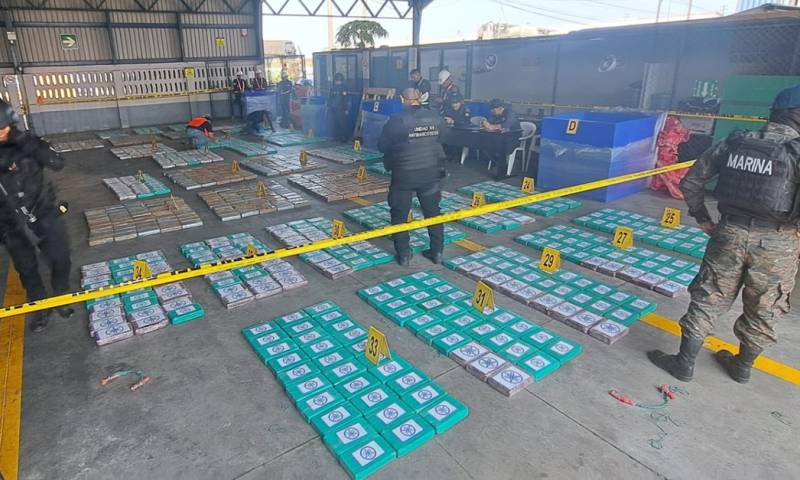 La incautación tuvo lugar en el puerto denominado Quetzal en el sur de Guatemala / Foto: cortesía Policía de Guatemala
