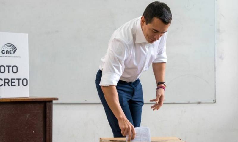 El presidente Daniel Noboa ha anunciado su intención de ir a la reelección / Foto: EFE