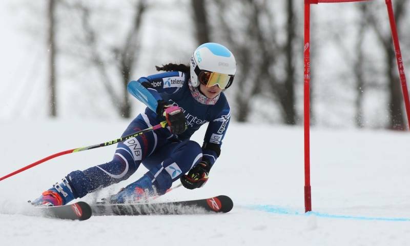 Sarah Escobar, la primera mujer ecuatoriana en unos Juegos Olímpicos de Invierno / Foto: EFE 