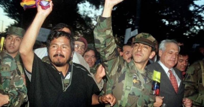 Antonio Vargas fue uno de los líderes del golpe de estado contra Jamil Mahuad en 2000 / Foto: cortesía