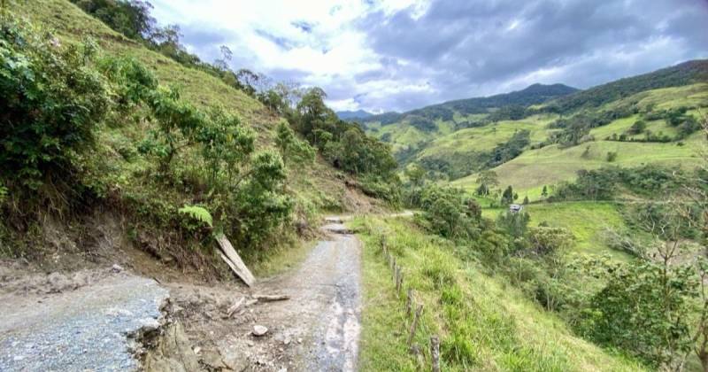 Zamora Chinchipe ha sido una de las provincias más afectadas por las lluvias / Foto: cortesía Prefectura de Zamora Chinchipe