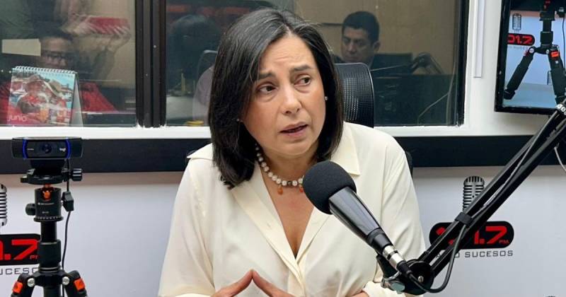 María Eulalia Silva, presidenta de la CME, fue entrevistada en radio Sucesos / Foto: cortesía Cámara de Minería del Ecuador (CME)