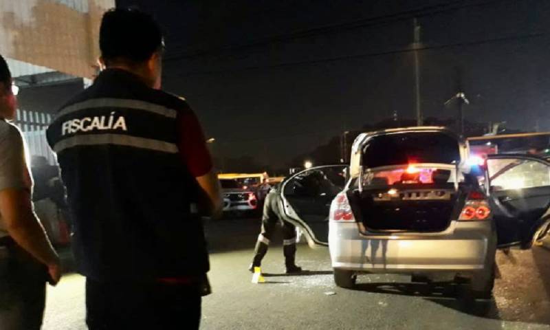 El fiscal fue atacado cuando se movilizaba en su vehículo, luego de concluir una audiencia de juicio contra dos procesados por asesinato / Foto: cortesía Fiscalía