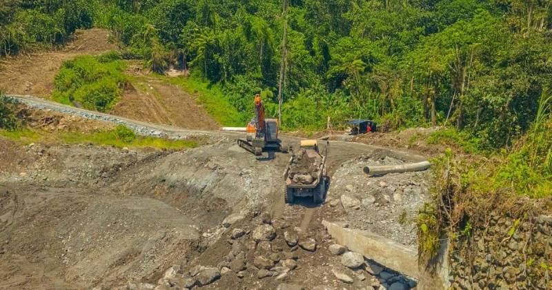 La distancia de protección frente al proceso erosivo por las lluvias pasó de 70 a 140 metros respecto al SOTE y Poliducto Shushufindi-Quito / Foto: cortesía Petroecuador