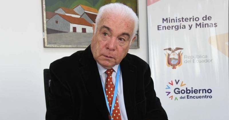 Fernando Santos fue ministro de Energía y Minas durante el gobierno de Guillermo Lasso / Foto: cortesía