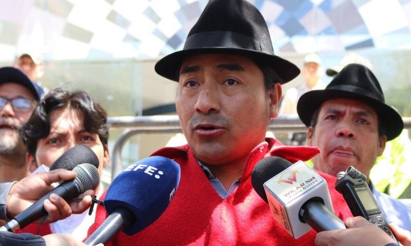"Estaremos atentos a las decisiones que tome el nuevo Gobierno" y "frente a cualquier 'paquetazo neoliberal' o medidas económicas antipopulares" / Foto: cortesía Conaie