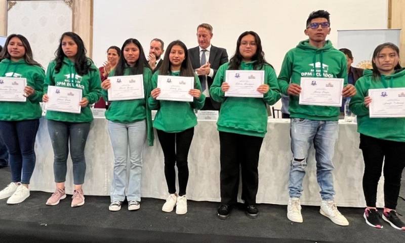 Los beneficiarios son de las parroquias Victoria del Portete, San Gerardo y Chumblín/ Foto: cortesía DPM