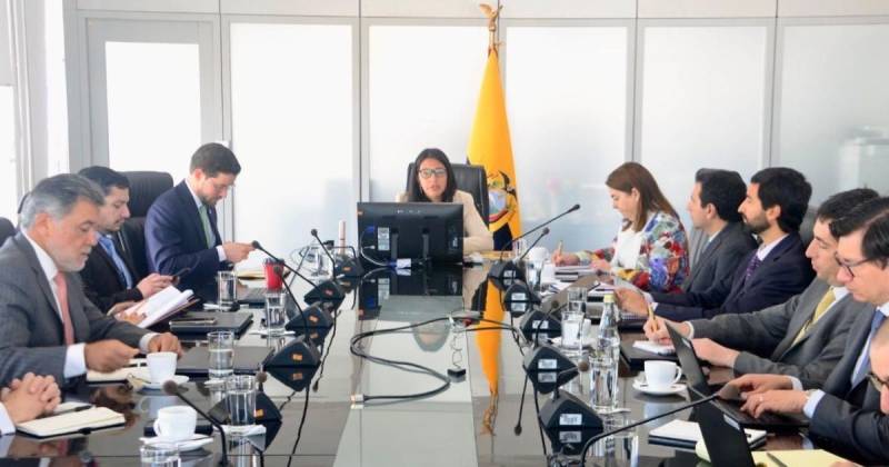 Los representantes de tres organismos multilaterales llegaron al país / Foto: cortesía Ministerio de Finanzas
