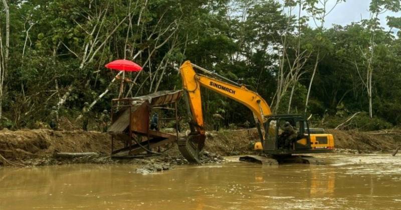 Napo es una de las provincias más afectadas por la minería ilegal / Foto: cortesía Arcom