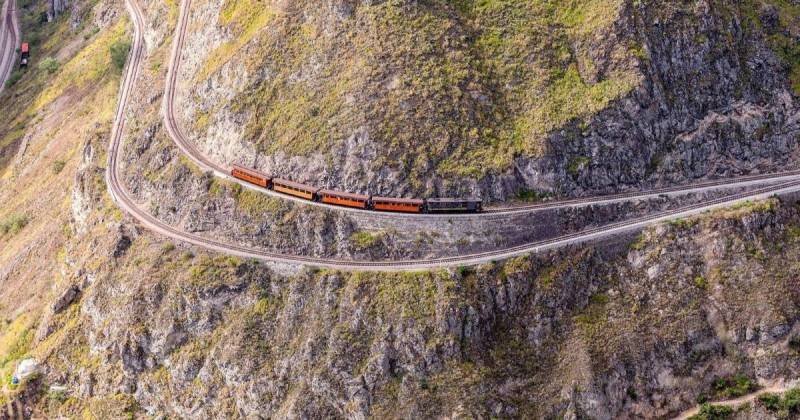 La Nariz del Diablo se considera uno de los pasos ferroviarios de montaña más difíciles del mundo / Foto: cortesía Traveler
