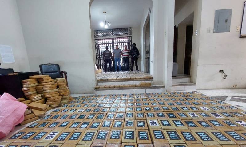 En los dos primeros meses de 2023 se incautaron en Ecuador más de 33 toneladas de drogas, principalmente cocaína/ Foto: Cortesía Policía Nacional