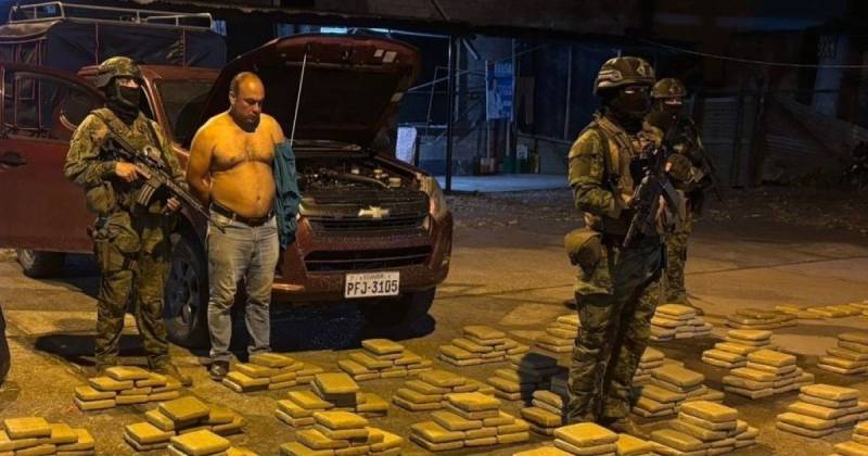 El operativo se llevó a cabo en el sector de Tarapoa, provincia de Sucumbíos / Foto: cortesía Ejército ecuatoriano