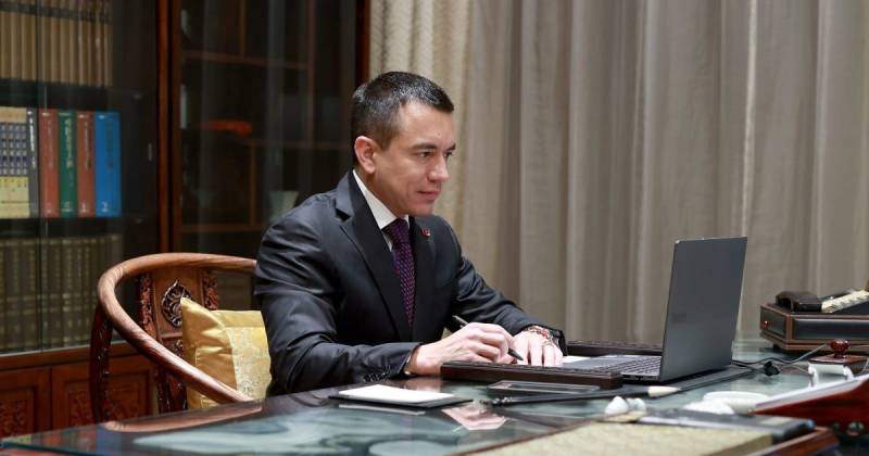 El presidente Daniel Noboa fue entrevistado ayer en la cadena CNN en Español / Foto: cortesía Presidencia