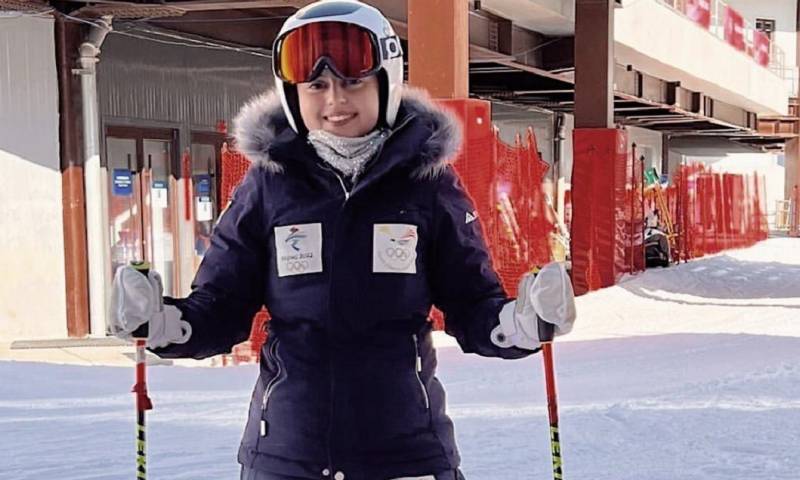 Ecuador cifra sus esperanzas para los Juegos Olímpicos de invierno en Sarah Escobar / Foto: cortesía Comité Olímpico Ecuatoriano