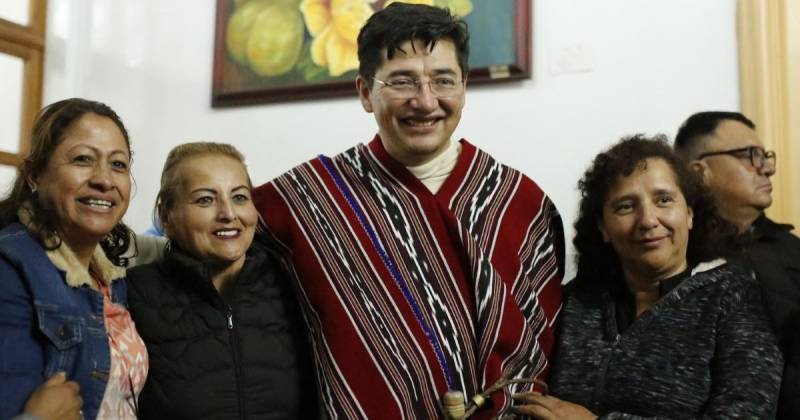 John Vinueza fue electo alcalde de Riobamba para el periodo 2023-2027 / Foto: cortesía John Vinueza
