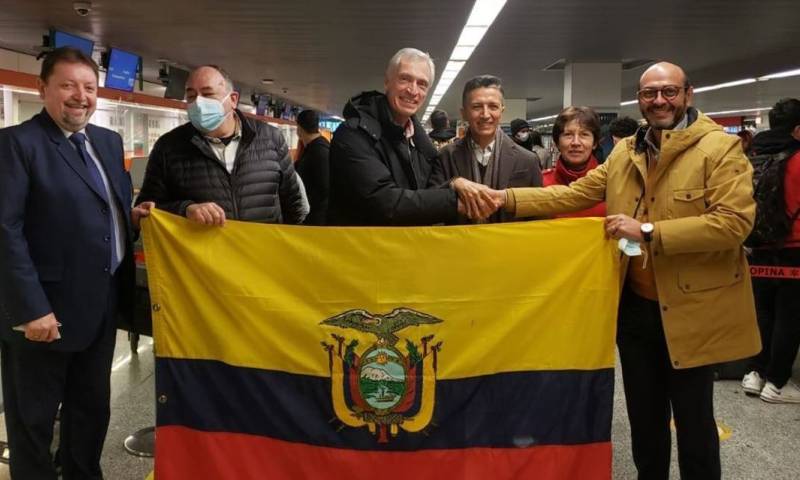 Diego Moncayo ya se encuentra a salvo en Polonia / Foto: cortesía ElPeriodico.com